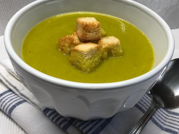 Creme de feijão verde