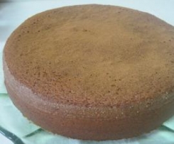 Bolo de mel e canela