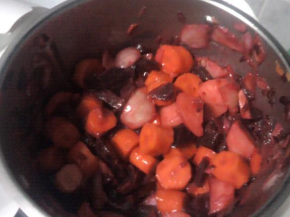 Creme de Cenoura com Beterraba