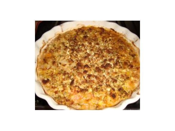 Camarões com Crosta de alho