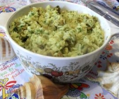 Arroz de Búzios com Coentros e Açafrão das Índias