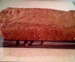 Pão integral de trigo com flocos de aveia