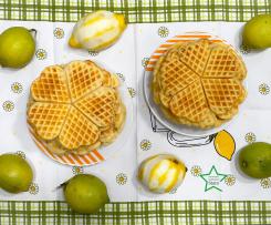 Waffles de limão