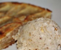 Gelado de Canela e Crocante de Aveia