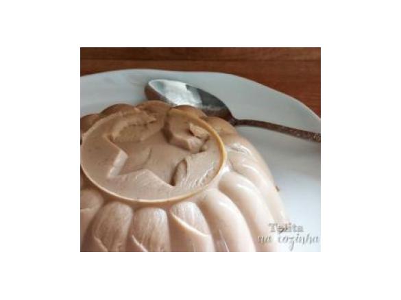 pudim de bolacha e cappuccino com cuajada