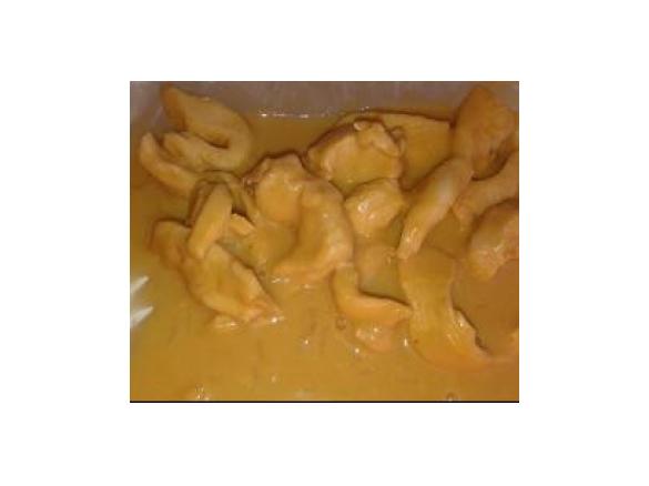 Bifinhos de Peru com laranja