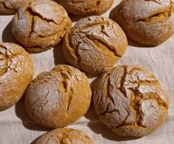 Pão de Abóbora  à Minha Moda - Massa Mãe