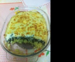 Empadão de peixe com espinafre