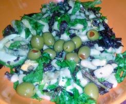 Salada de feijão branco com anchovas