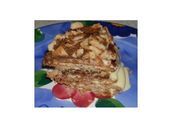 Bolo de bolacha tradicional