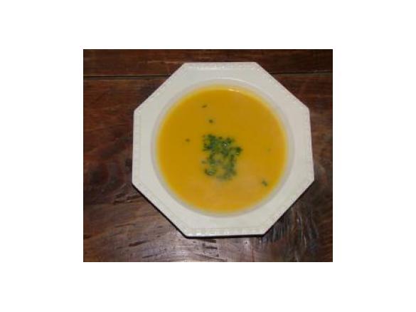 CREME DE ABÓBORA E LARANJA