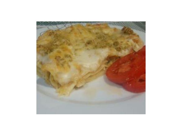 Lasanha de Bacalhau com Camarão