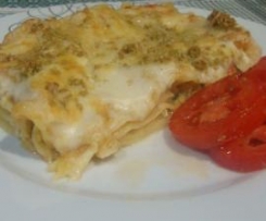 Lasanha de Bacalhau com Camarão