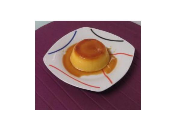 Pudim flan Mandarin adaptado à Bimby