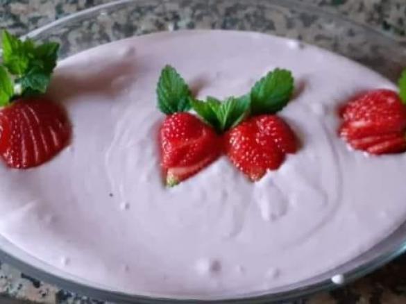 Mousse de morango