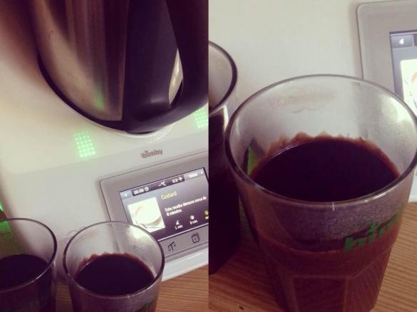 Custard de alfarroba