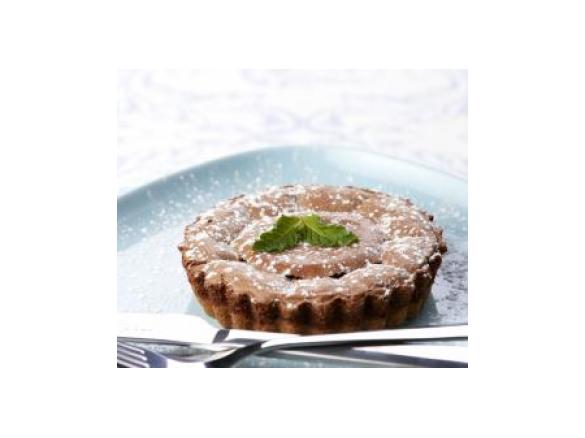 Tarte de chocolate com natas