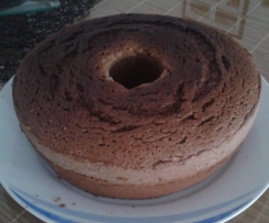 BOLO CHIFFON DE CHOCOLATE