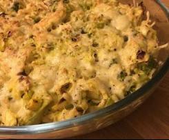 GRATINADO DE FRANGO E LEGUMES