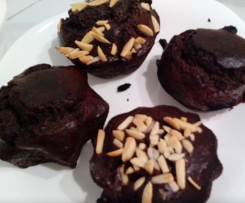 Muffins de chocolate saudáveis