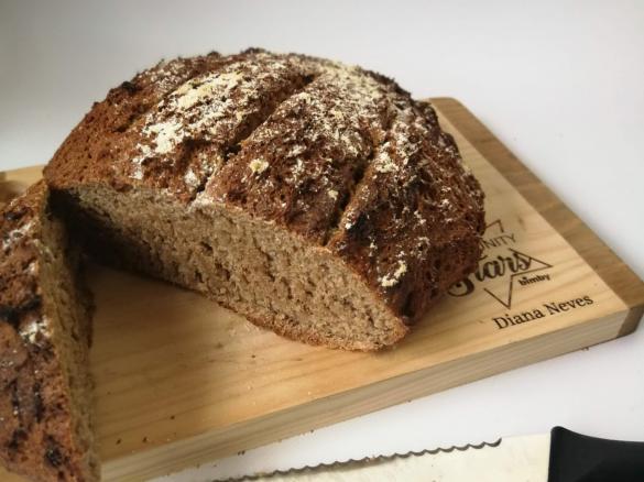 Pão integral de centeio