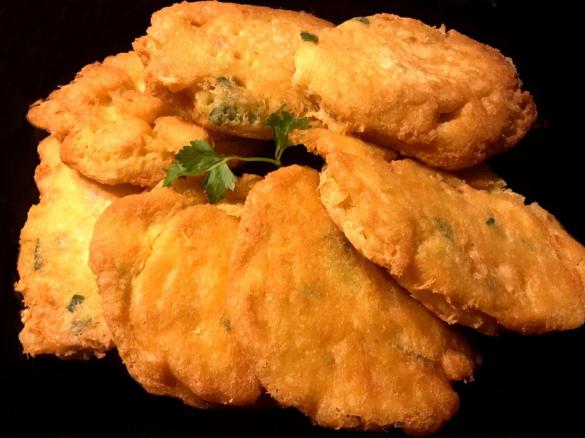 Pataniscas de Frango com Sobras