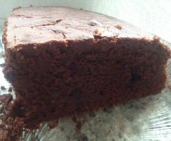 Bolo de chocolate e nozes