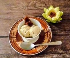 Gelado de Courgete com Noz Pecan Caramelizada
