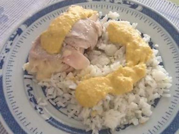 2 em 1: Bifes perú mistos na varoma com molho de legumes + arroz branco