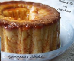 Pudim de Pão com Leite de Coco