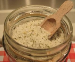 Sal Aromatizado (com alho, louro e tomilho)