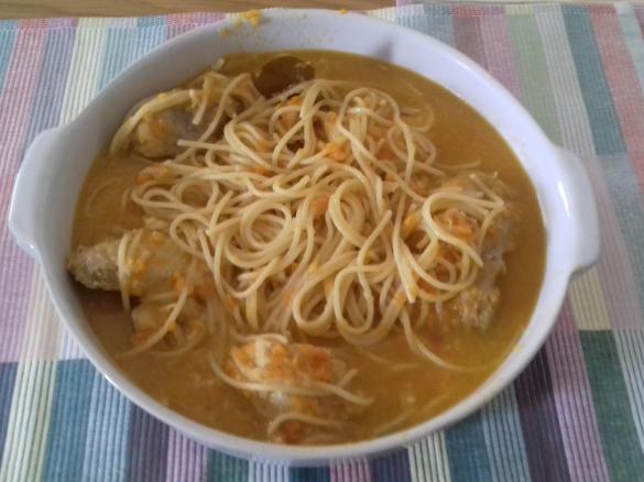 Esparguete com Frango