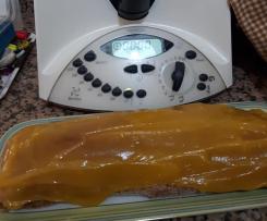 Torta de amêndoa com doce de ovos