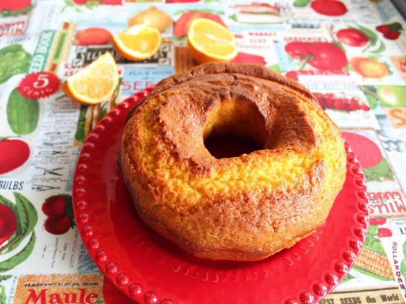 Bolo de Laranja Húmido e Fofo