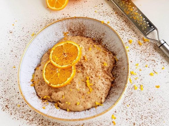 Papas de Aveia e Abóbora (noz e laranja)