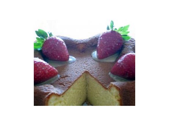 Bolo de chocolate branco