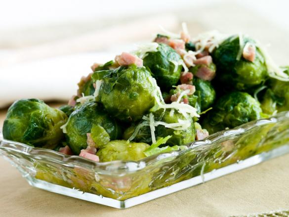 Couve de Bruxelas com Queijo Gouda