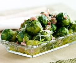 Couve de Bruxelas com Queijo Gouda