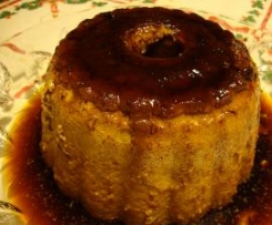 Pudim de doce de leite