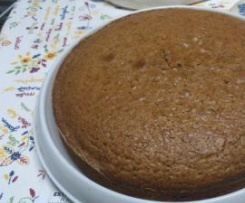 Bolo de laranja e chocolate 
