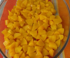 Sobremesa mousse de pessego