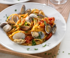 Esparguete com amêijoas