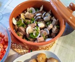 Carne de Porco com Ameijoas