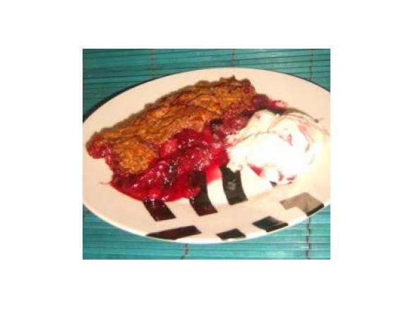 Crumble de Frutos Vermelhos com Iogurte