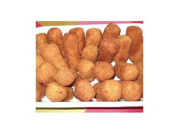Croquetes de Grão com Alheira