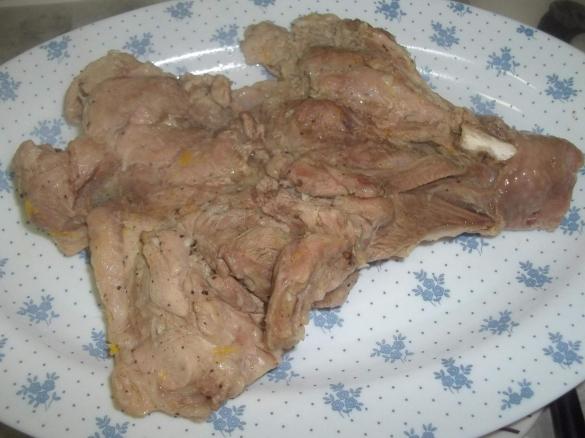 Perna de peru na varoma