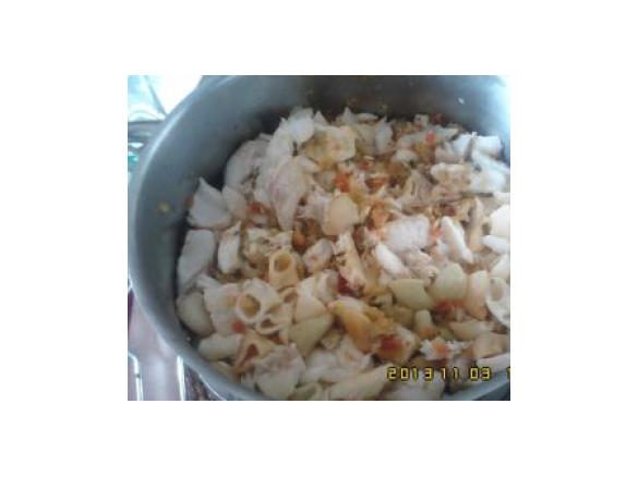 Peixe rete fixe vaporizado