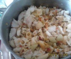 Peixe rete fixe vaporizado