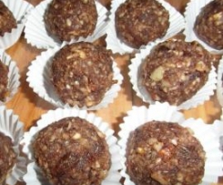 Trufas de frutos secos