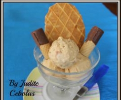 Gelado (tipo Haagen Daz) com bolachas belgas